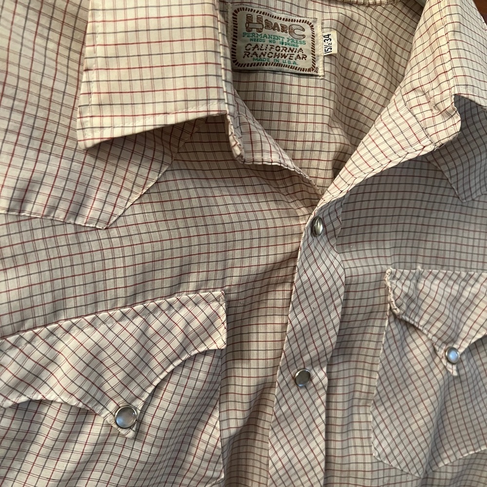 Vintage HBarC California Ranchwear Western Shirt | Pearl Snap